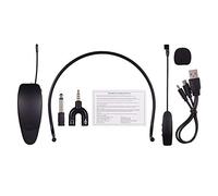 Flisdtry 2.4G micrófono inalámbrico auricular profesional diadema micrófono para altavoces