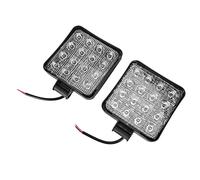 Flisdtry 2 unids 48 W 6000 K LED Spot Beam Square lámpara de trabajo Tractor SUV 4WD 12V 24V