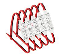 Flisdtry 5 módulos de control con cable de 12 V con flash estroboscópico para coche o hogar /