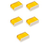 Flisdtry 5 piezas de colofonia de blanco, tono griego, colofonia que aumenta la fricción para violín, , violonchelo, de cuerda, instrumento duradero