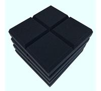 Flisdtry 6 piezas de espuma acústica insonorizada, tratamiento acolchado a de sonido, para aislamiento acústico de estudio, 12 x 12 x 2 pulgadas