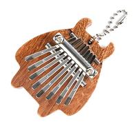 Flisdtry 8 teclas Mini Kalimba exquisito dedo pulgar piano marimba musical buen accesorio colgante adorno
