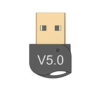 Flisdtry Adaptador Bluetooth USB dongle para computadora PC inalámbrico USB transmisor Bluetooth 5.0 receptor de música adaptador Bluetooth