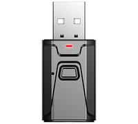 Flisdtry Adaptador Bluetooth USB V5.0 inalámbrico Bluetooth transmisor receptor música audio para PC TV coche manos