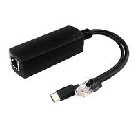 Flisdtry Adaptador PoE a USB-C 5V, IEEE 802.3Af/At, adecuado para, cámaras de seguridad, etc. (Gigabit)