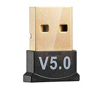 Flisdtry Adaptador USB Bluetooth 5.0 inalámbrico receptor estéreo transmisor de audio para PC computadora portátil auriculares transmisor TV