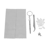 Flisdtry Almohadillas de nariz para gafas, 15 mm, de silicona suave, antideslizantes, para cámara de , kit de reparación de gafas, 10 pares