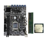 Flisdtry B250 minería placa base con 4G DDR4 DIMM RAM+G3900 CPU 12 USB3.0 a PCIE ranura para tarjeta gráfica LGA1151 BTC conjunto de placa base