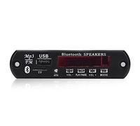 Flisdtry Bluetooth 5.0 MP3 Decodificador Junta DC 5V 12V Coche FM Radio Módulo Soporte TF USB AUX para de coche