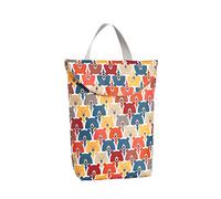 Flisdtry Bolsas de pañales multifuncionales para , reutilizable, impermeable, organizador de pañales, bolsa de almacenamiento para mamá, color D