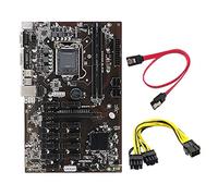 Flisdtry BTC B25012P - Placa base para minería (12 ranuras PCIE, LGA 1151, DDR4, RAM SATA3.0, USB3.0, cable SATA3.0, cable de alimentación de 6 a 8 (6+2)