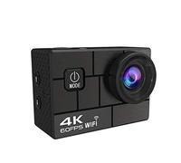 Flisdtry Cámara de acción EIS 4K 60Fps pantalla IPS de 2 pulgadas, 24 MP, antivibración, impermeable, cámara deportiva control remoto inalámbrico 170 pulgadas de