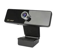 Flisdtry Cámara web 1080P con micrófonos duales incorporados, cámara de video Full HD para PC, USB, enchufar y usar, sin controladores