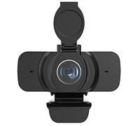 Flisdtry Cámara web con micrófono, 1080P Full HD USB PC Webcam con cubierta de privacidad desmontable Streaming computadora cámara web