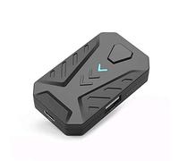 Flisdtry Convertidor de teclado y ratón portátil para juegos de teclado y ratón adaptador para Android IOS teléfono