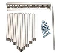 Flisdtry de 17 sillas de montar para piano de pulgar para Kalimba DIY