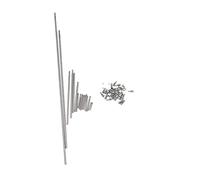 Flisdtry de 49 piezas de herramientas de reparación de saxofón para saxofón + kit de resortes para saxofón para bricolaje, accesorios de instrumentos de viento de