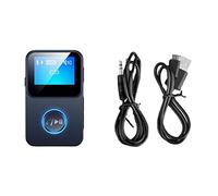 Flisdtry Deporte Bluetooth Reproductor MP3 Pantalla LCD Pantalla Botón Control con Soporte de Pantalla Control Remoto Cámara Módulo de Audio