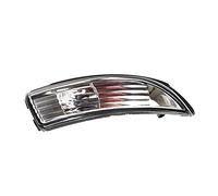 Flisdtry Espejo de coche derecho, luz intermitente, cubierta de indicador de espejo retrovisor para fiesta MK8 2008-2016 sin bombilla