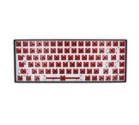 Flisdtry KG84 Kit de teclado de 84 teclas intercambiables en caliente USB cableado/compatible con Bluetooth/modo 2.4G PCB placa de montaje kit de bricolaje, A