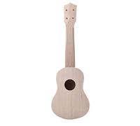 Flisdtry Kit de ukelele de 21 pulgadas, tu propio kit de ukelele, guitarra hawaiana de 4 cuerdas para pintura a mano
