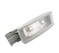 Flisdtry Luz de lectura para interior de coche, color gris, para B6 B7 CC Golf 5 MK5 6 MK6 7