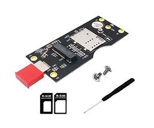 Flisdtry M. 2 a USB3.0 - Tarjeta adaptadora con ranura 3G/4G/5G/LTE Módulo de tarjeta de red M.2 Key B Interfaz USB 3.0