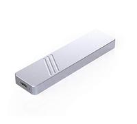 Flisdtry M.2 SSD Box NVME a USB3.1 TypeC Mobile SSD Case Tool-Free para 2230 2242 2260 2280 SSD (gris)
