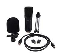 Flisdtry Micrófono de condensador USB profesional BM-750USB, micrófono cable para computadora móvil, micrófono en , K Song, chat, juegos, grabación, micrófono para móvil, computadora en