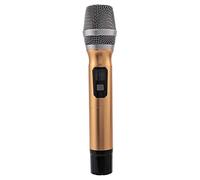Flisdtry Micrófono inalámbrico profesional UHF de frecuencia universal para KTV Home Karaoke computadora enseñanza micrófono (USB de mano)