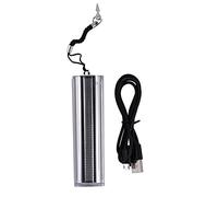 Flisdtry Mini tubo de desinfección UV LED, lámpara de desinfección ultravioleta multifuncional, lámpara de desinfección recargable, color negro