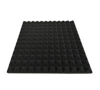 Flisdtry Paquete de 12 paneles de tratamiento acolchado de espuma insonorizada, a de sonido, para aislamiento, 12 x 12 x 2 pulgadas