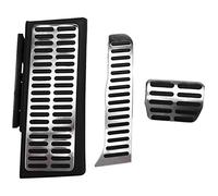 Flisdtry Pedal de reposapiés de freno acelerador para Q3 2012-2018, almohadilla modificada de metal AT