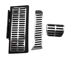 Flisdtry Pedal de reposapiés de freno acelerador para Q3 2012-2018, almohadilla modificada de metal AT