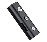 Flisdtry Receptor de audio Bluetooth inalámbrico Bluetooth 5.0, adaptador AUX de 3.5 mm para auriculares, altavoz, música, coche