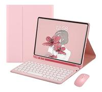 Flisdtry redonda desmontable para Mini 6 Mini 6ª generación de 8.5 pulgadas (rosa)