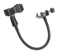 Flisdtry Soporte flexible para micrófono de cuello de cisne con abrazadera de escritorio para estudio de radiodifusión, equipo en