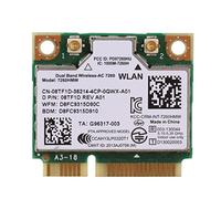 Flisdtry Tarjeta de red de doble banda 2.4G + 5G, para tarjeta de CA inalámbrica 7260AC 7260HMW 867M Bluetooth 4.0 Half Mini PCI-E WiFi Card