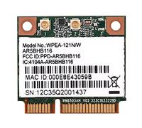 Flisdtry Tarjeta de red inalámbrica Atheros AR9832 AR5BHB116 2.4/5 GHz Single Chip 300 Mbps 802.11N Mini PCI-E Wireless Card WIFI