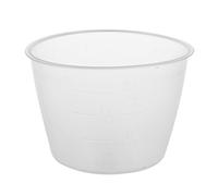 Flisdtry Tazas medidoras de arroz de plástico de 120 ml, 2 Unidades, Color Transparente