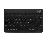 Flisdtry Teclado inalámbrico, idioma español / inglés dual para , Android e iOS