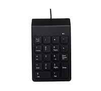 Flisdtry Teclado numérico con cable numérico número 18 cable USB para ordenador portátil trabajo desde casa