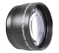 Flisdtry Teleobjetivo teleobjetivo 2X de 55 mm para 18-55 mm