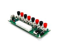 Flisdtry Transferencia ATX del poder del chasis de la PC de escritorio al terminal de entrada de 20 del módulo de salida del circuito de alimentación de la placa adaptadora 24