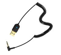 Flisdtry Transmisor Bluetooth USB 5.0 AUX 3.5 mm Audio Bluetooth Adaptador Altavoz