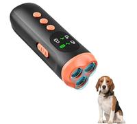 FLITI anti ladrido perro ultrasónico potente, 3 modos dispositivo antiladridos para perro, carcasa antiladridos portátil de 33 pies, con linterna estroboscópica, para perro pequeño y grande
