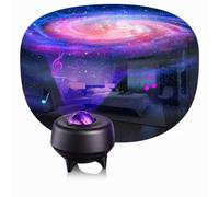 FLITI El área de cobertura más grande cielo estrellado, proyector, proyector de galaxia LED, con luces nocturnas alternas de formas de niebla y galaxia, cielo estrellado