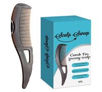 Flkiglm 2 peines de desintoxicación, peine , peine para piojos, cabeza hueca, masaje energético, peine para la caspa, peine para masaje, peine para el cabello para la caspa, mejor calidad del