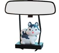 Flkiglm Colgante de coche para perros, decoración en forma de perro, de estético, para mujeres, hombres, niñas, adolescentes, coches, camiones, vehículos de motor, espejo retrovisor