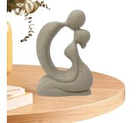 Flkiglm Estatua del amor, estatua de amor romántica figura ornamental - Joyería hecha a mano Decoración abstracta para cumpleaños, boda, compromiso, matrimonio, comunidad familiar, sala de estar